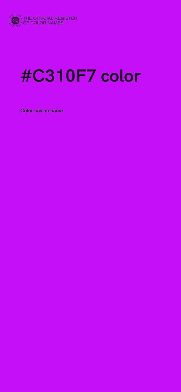 #C310F7 color image