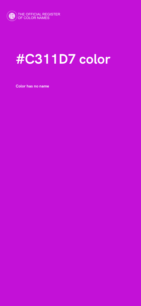 #C311D7 color image