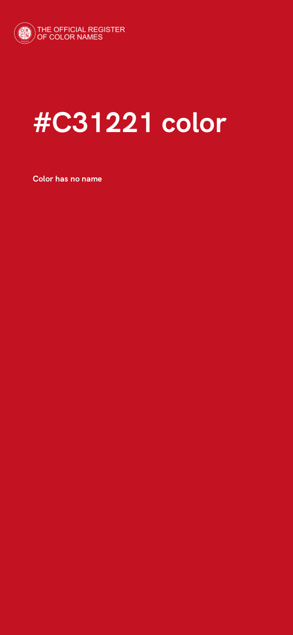 #C31221 color image