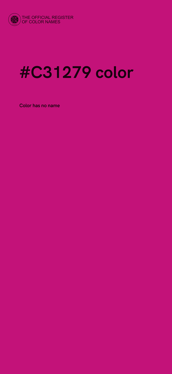 #C31279 color image