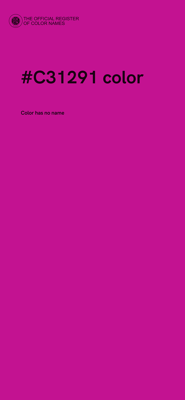 #C31291 color image