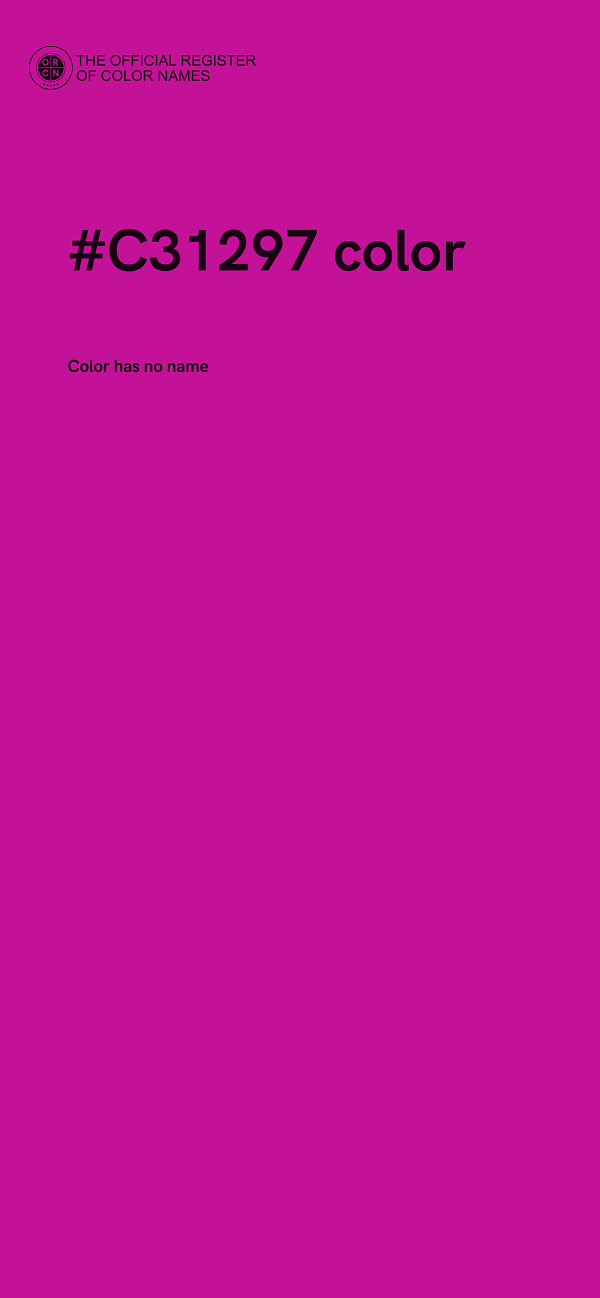 #C31297 color image