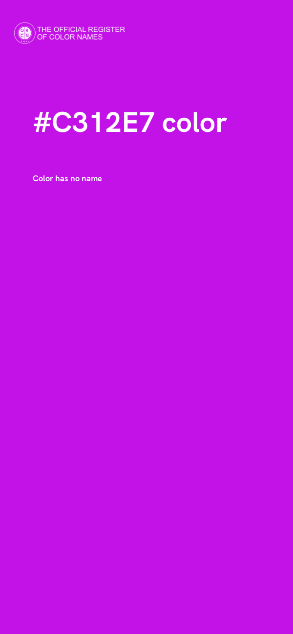 #C312E7 color image