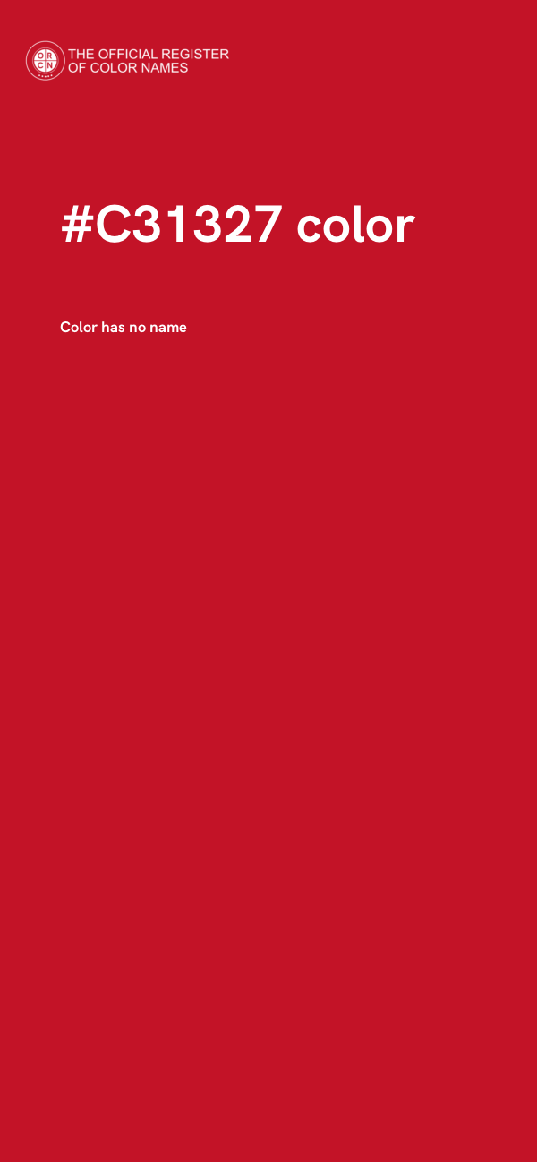 #C31327 color image