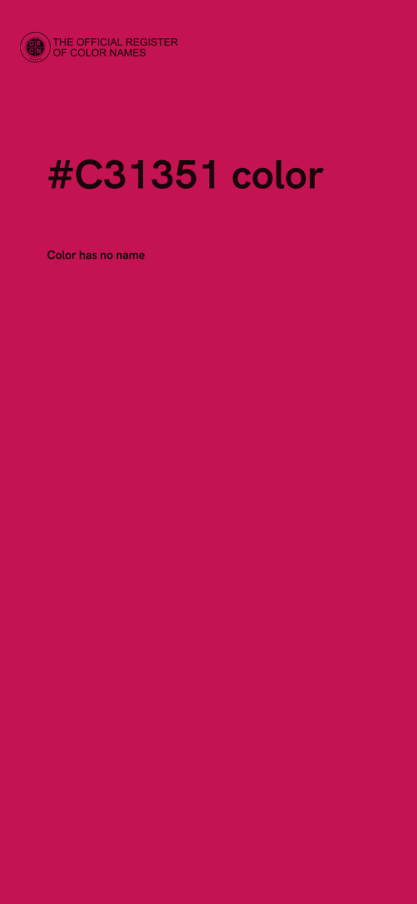#C31351 color image