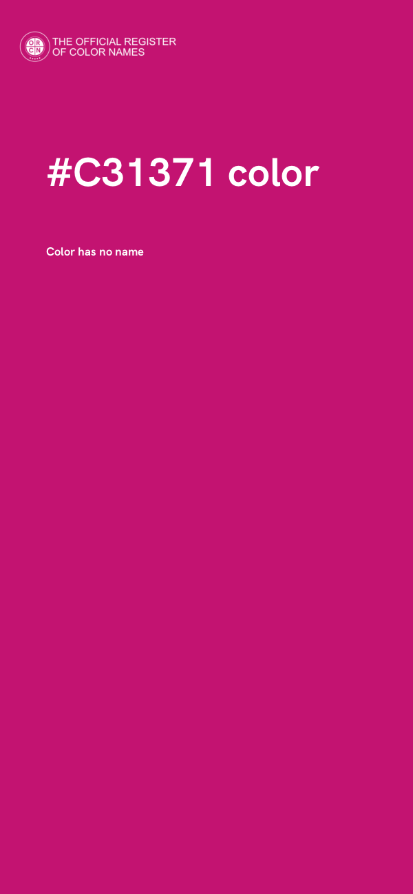 #C31371 color image