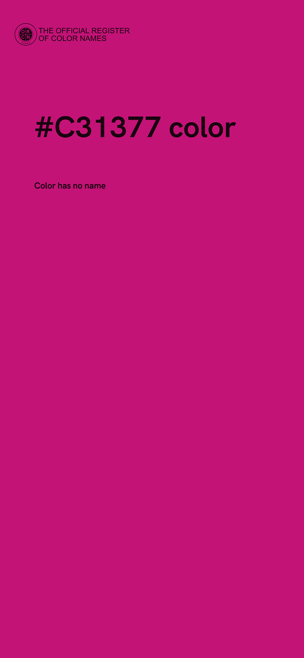 #C31377 color image