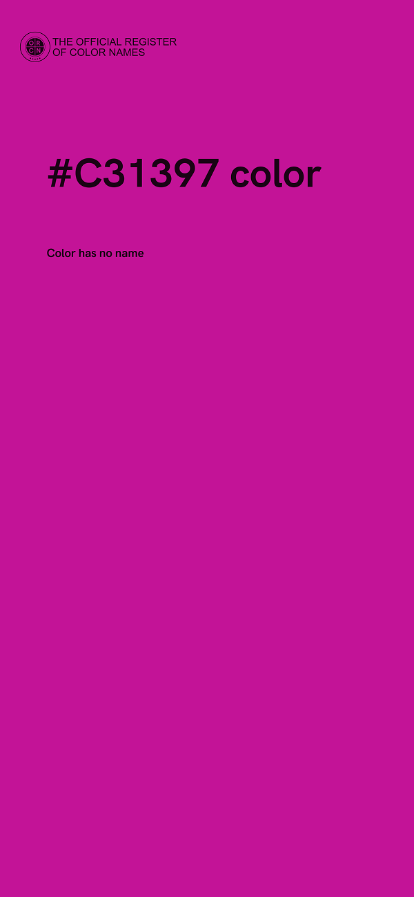 #C31397 color image