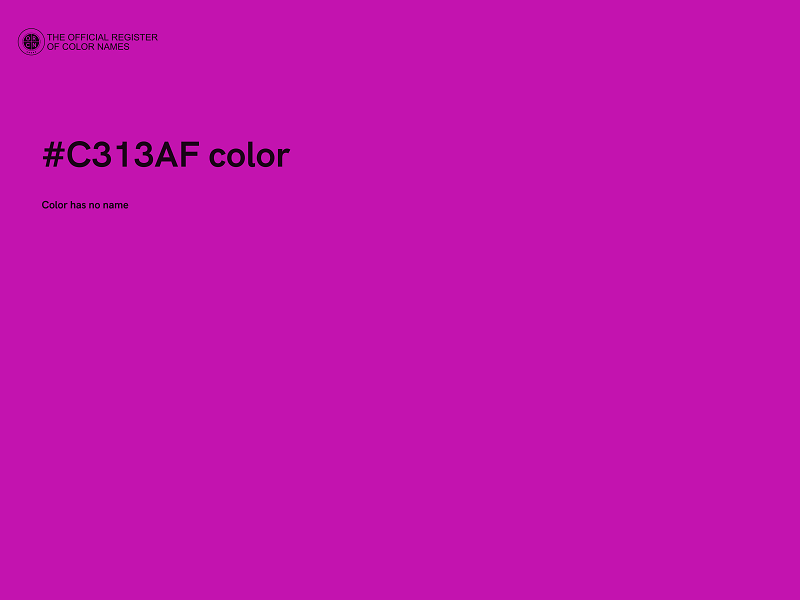 #C313AF color image