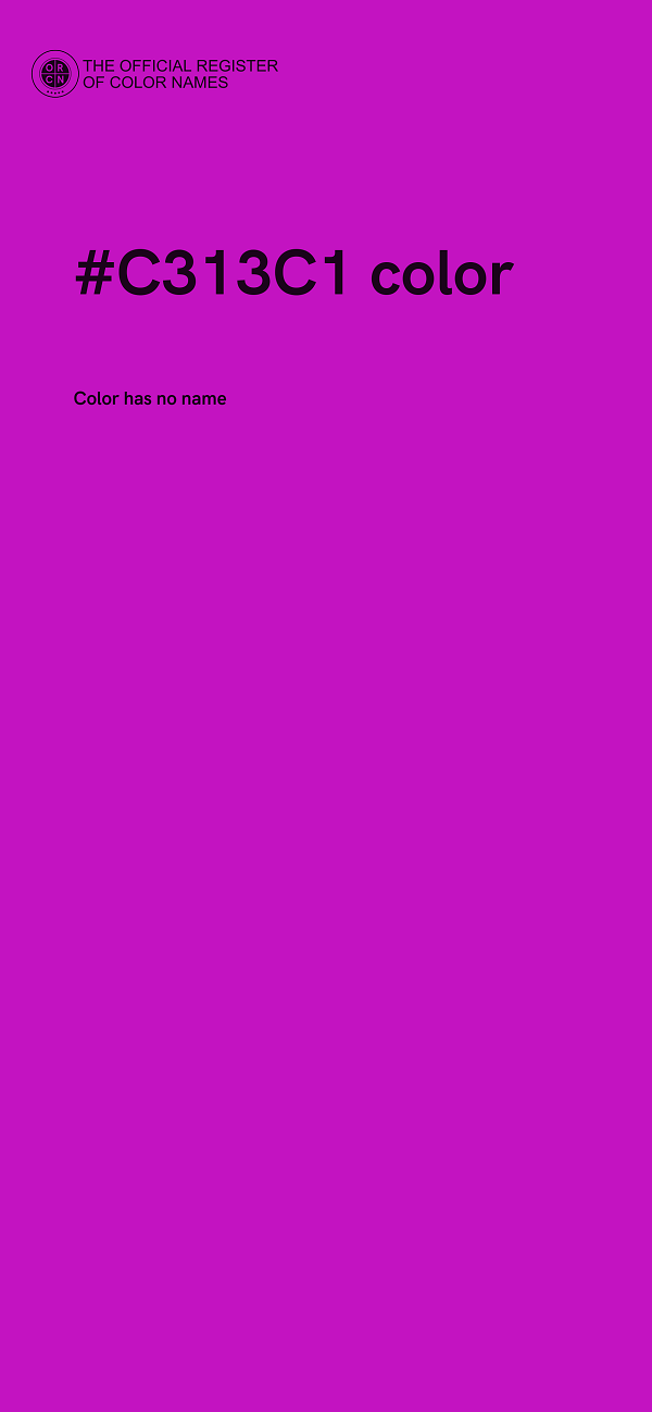 #C313C1 color image