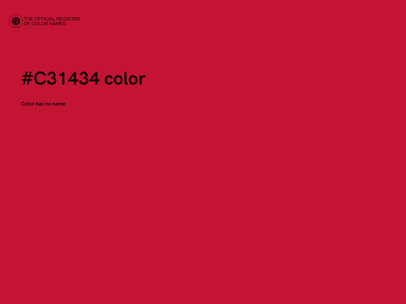 #C31434 color image