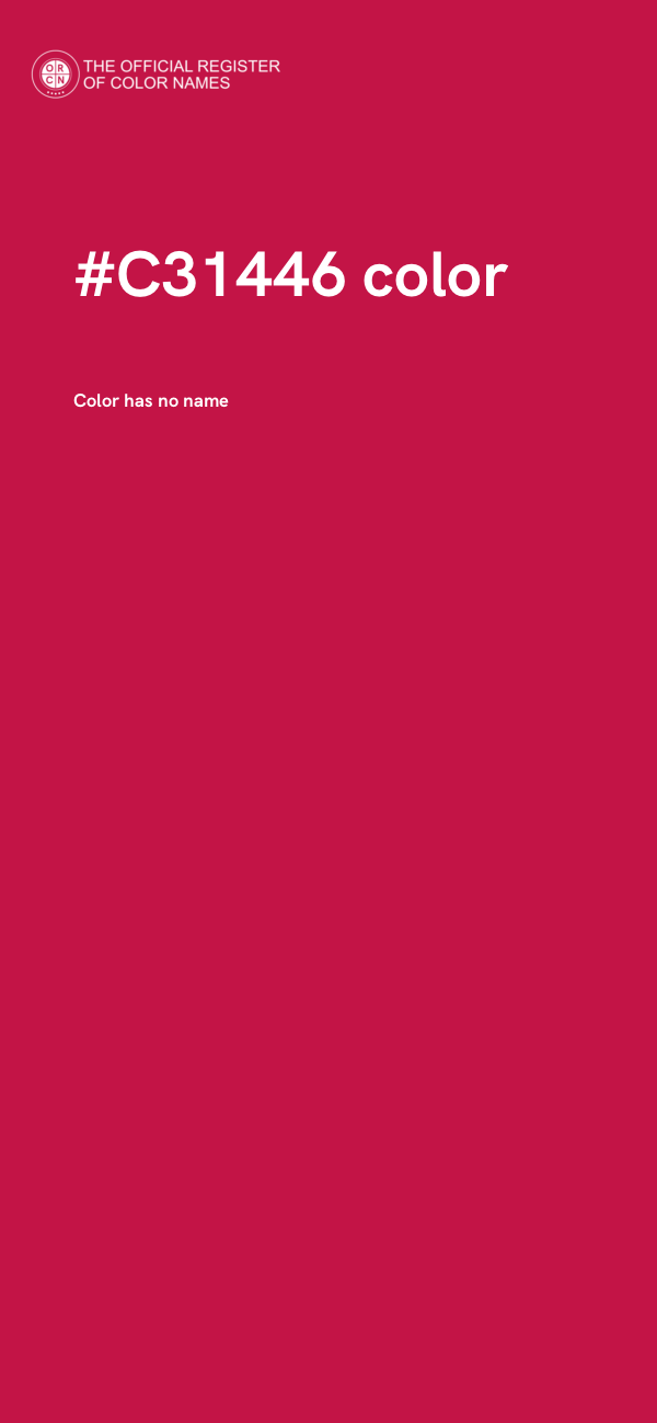 #C31446 color image