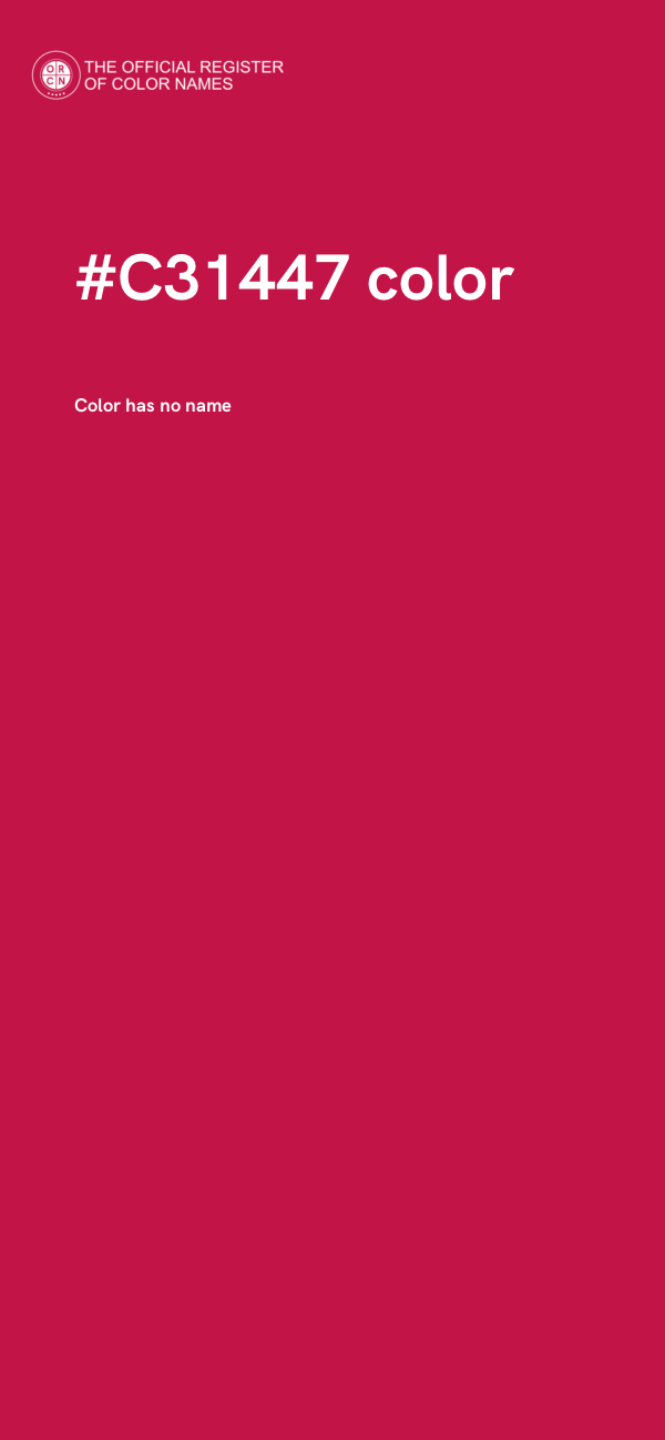 #C31447 color image