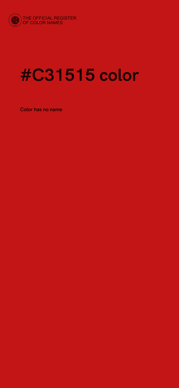 #C31515 color image