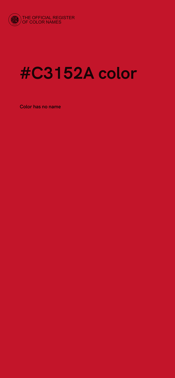 #C3152A color image