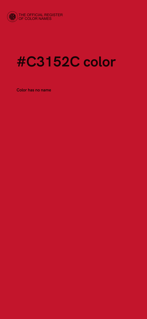 #C3152C color image
