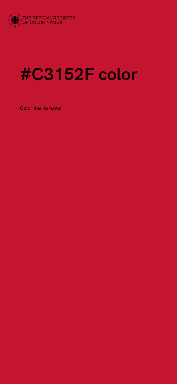 #C3152F color image