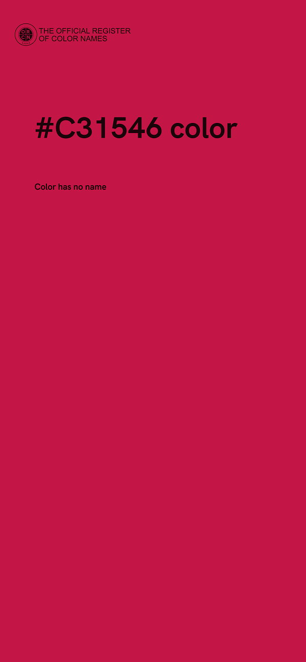 #C31546 color image
