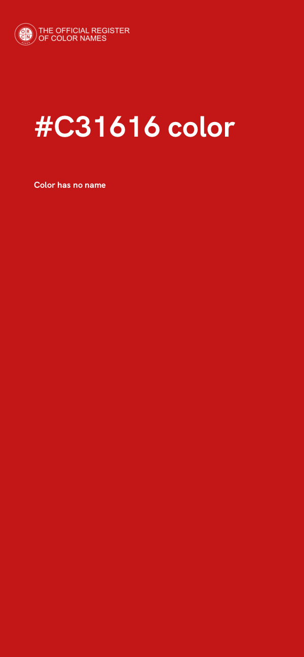 #C31616 color image