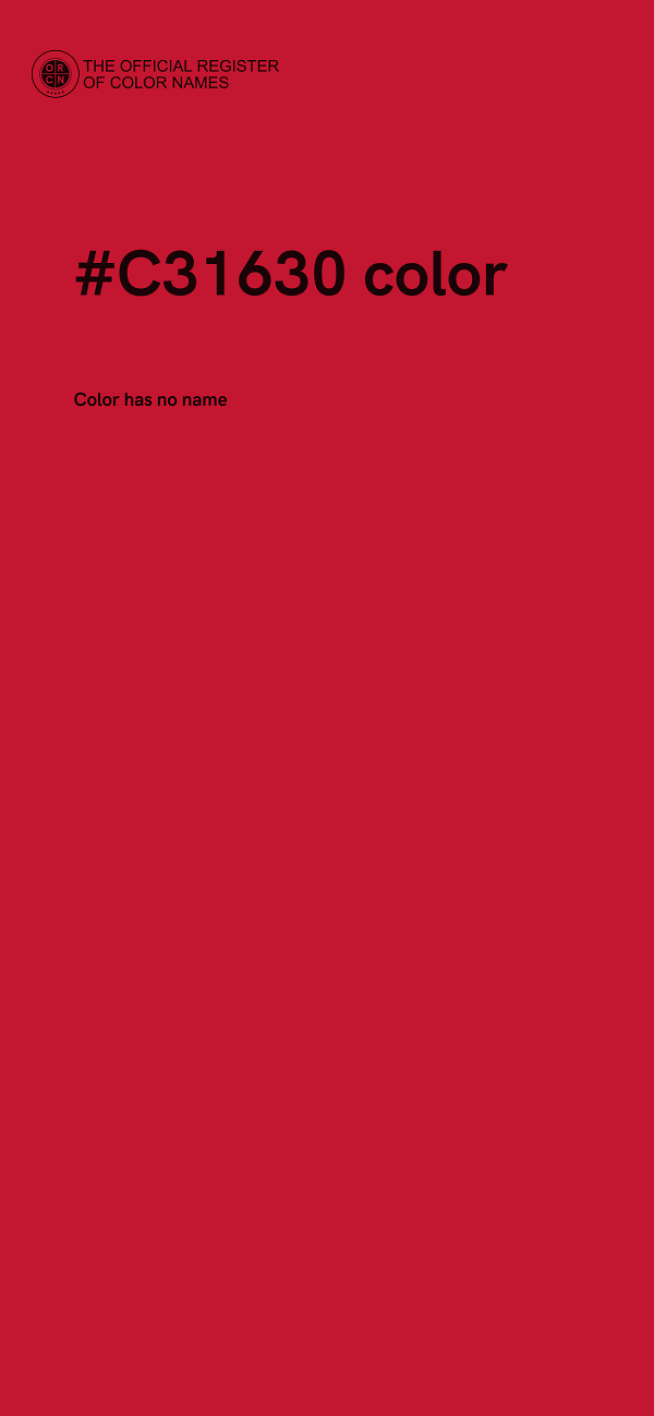 #C31630 color image