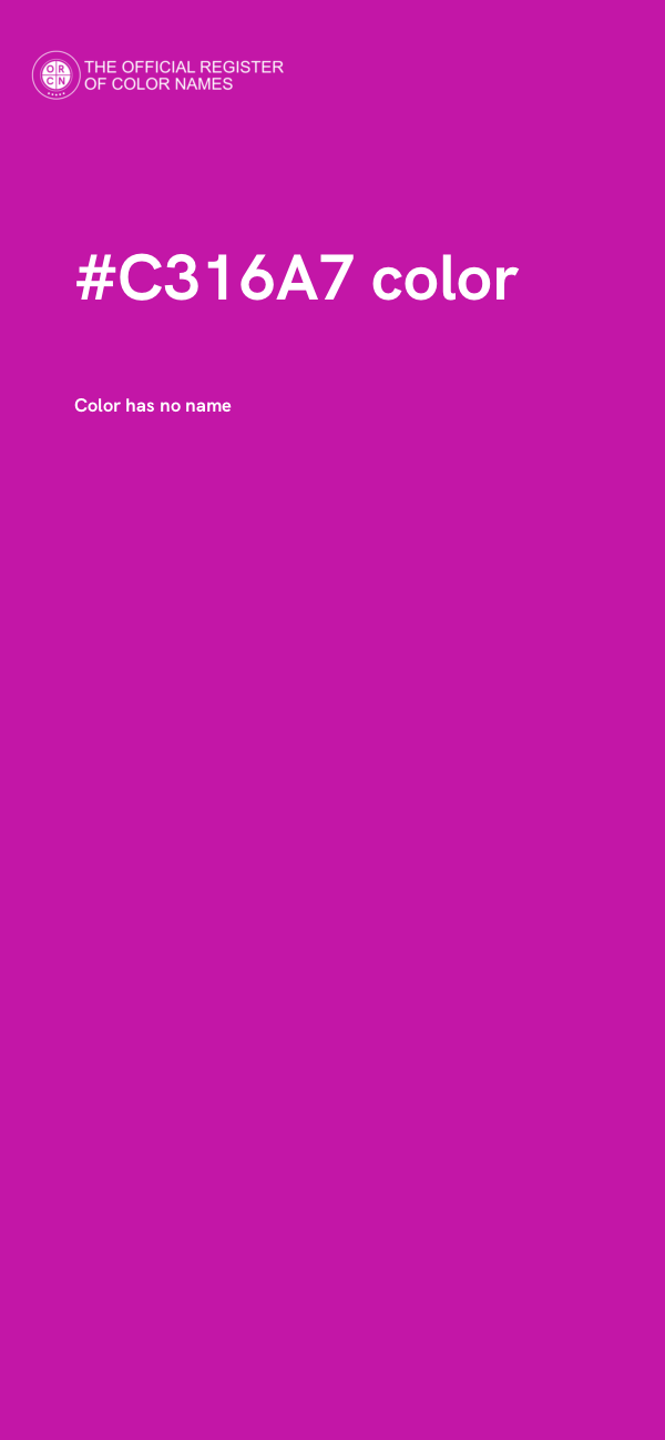 #C316A7 color image