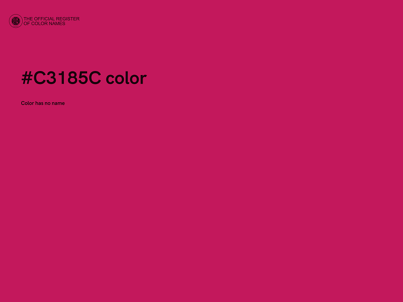 #C3185C color image