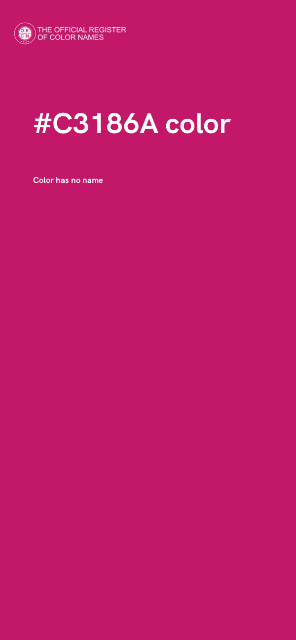 #C3186A color image