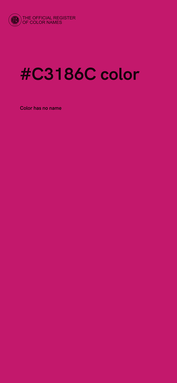 #C3186C color image