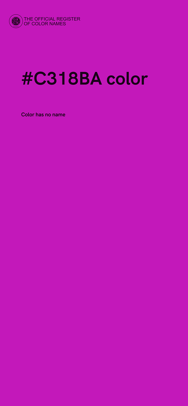#C318BA color image