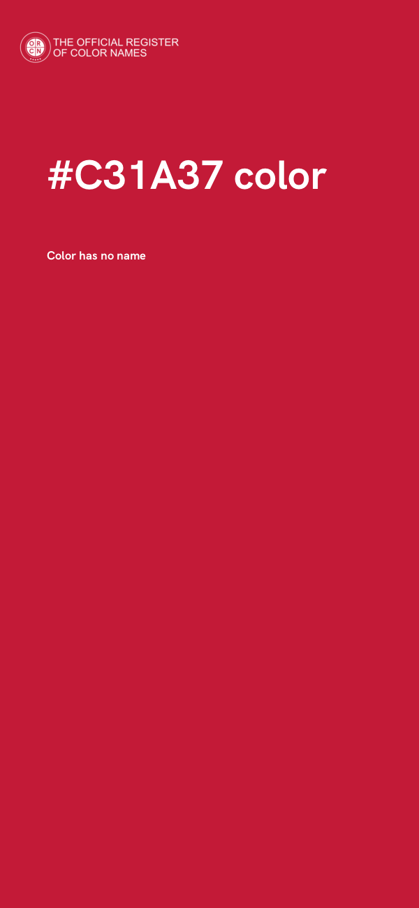 #C31A37 color image