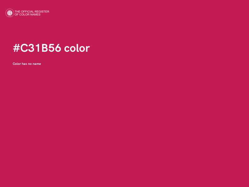 #C31B56 color image