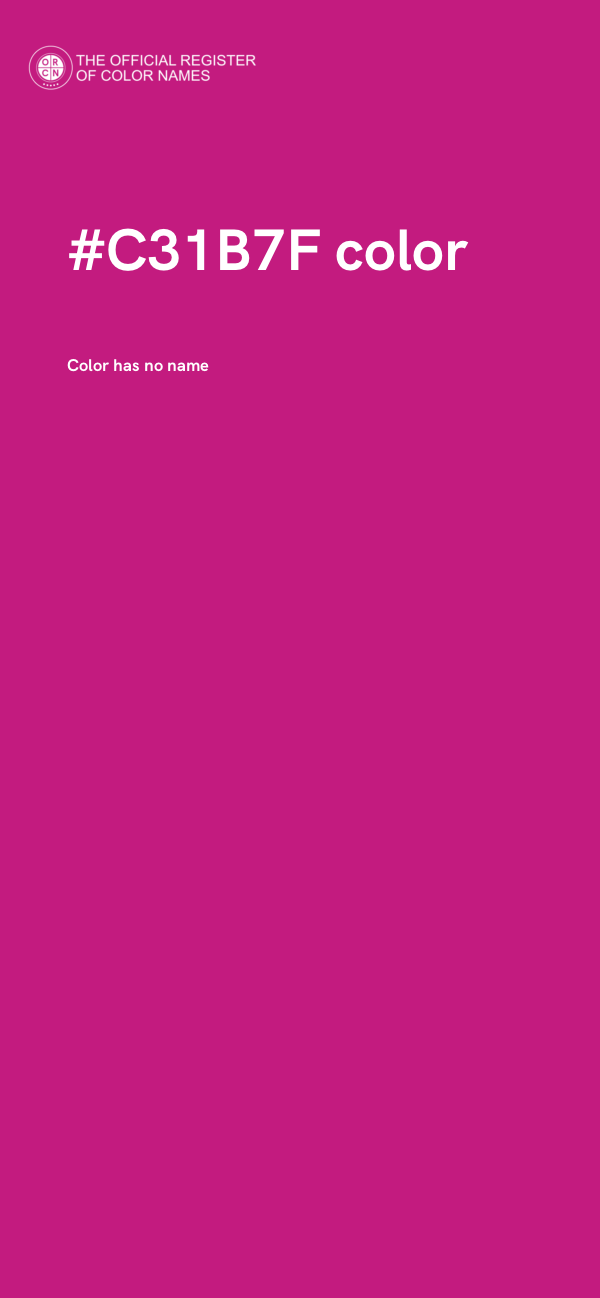 #C31B7F color image