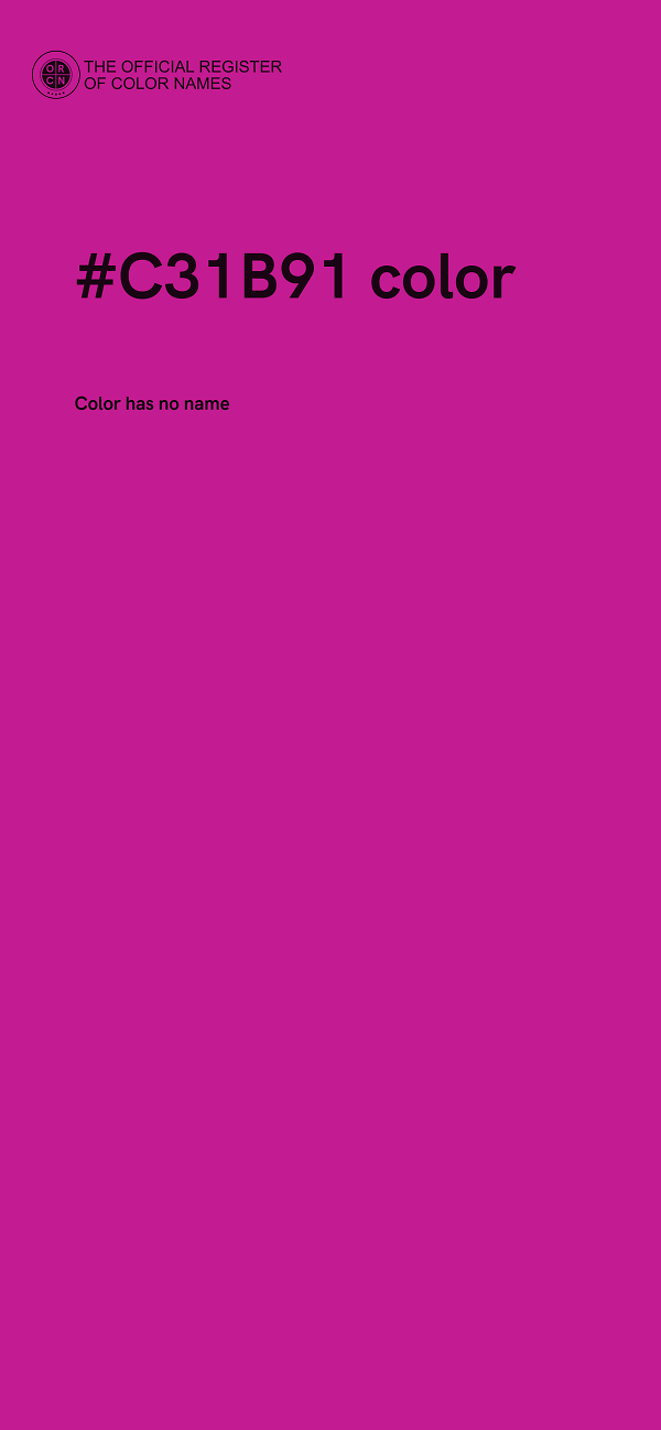 #C31B91 color image