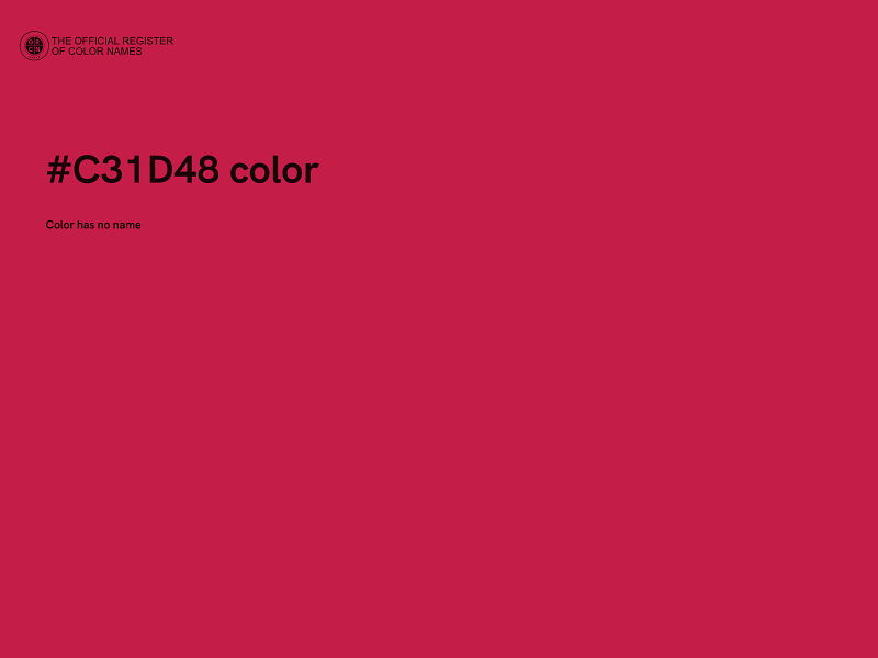 #C31D48 color image