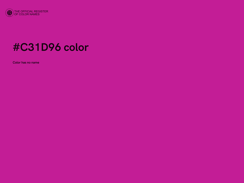 #C31D96 color image