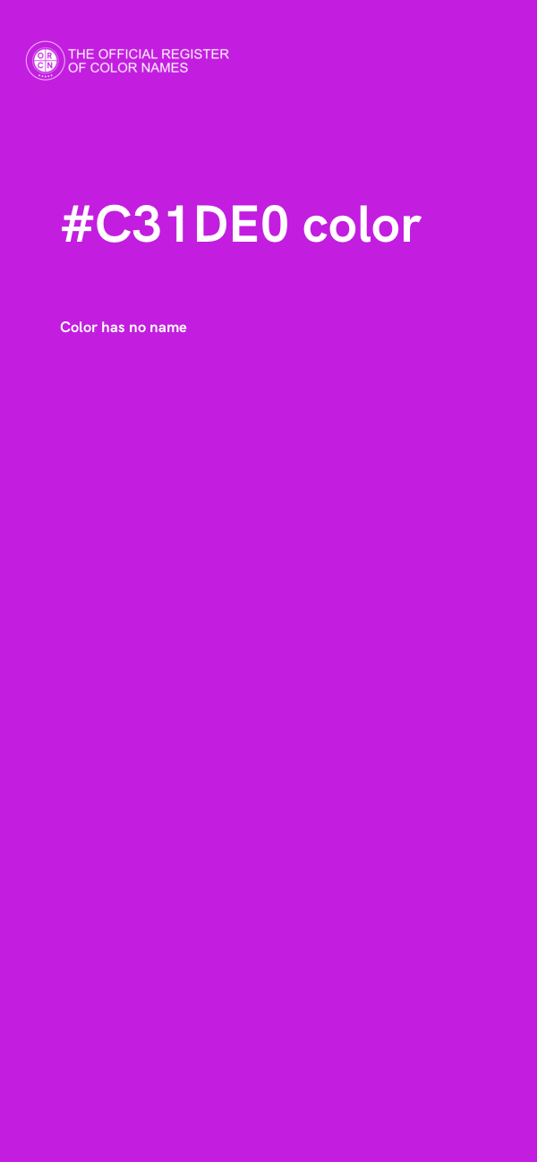 #C31DE0 color image