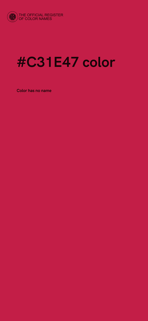 #C31E47 color image