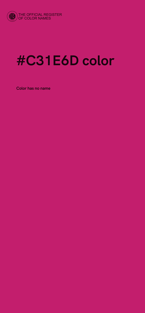 #C31E6D color image