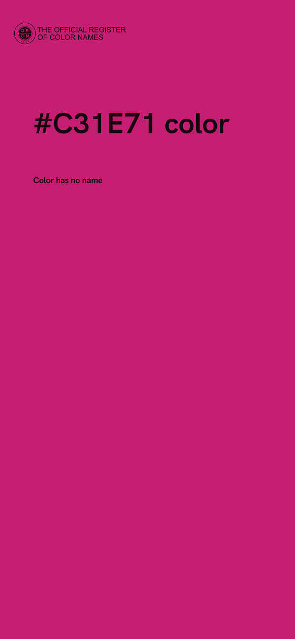 #C31E71 color image