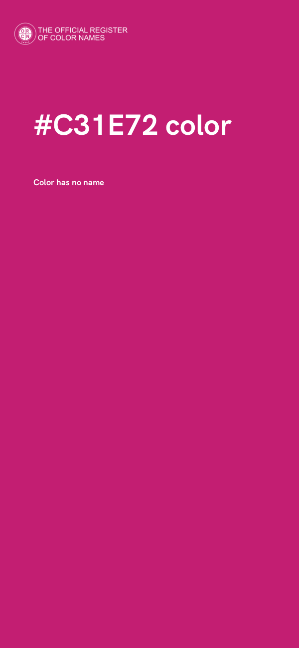 #C31E72 color image