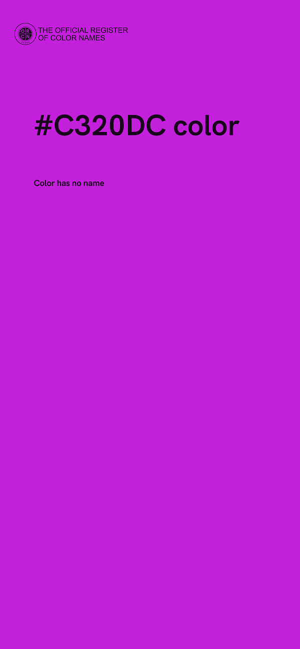 #C320DC color image