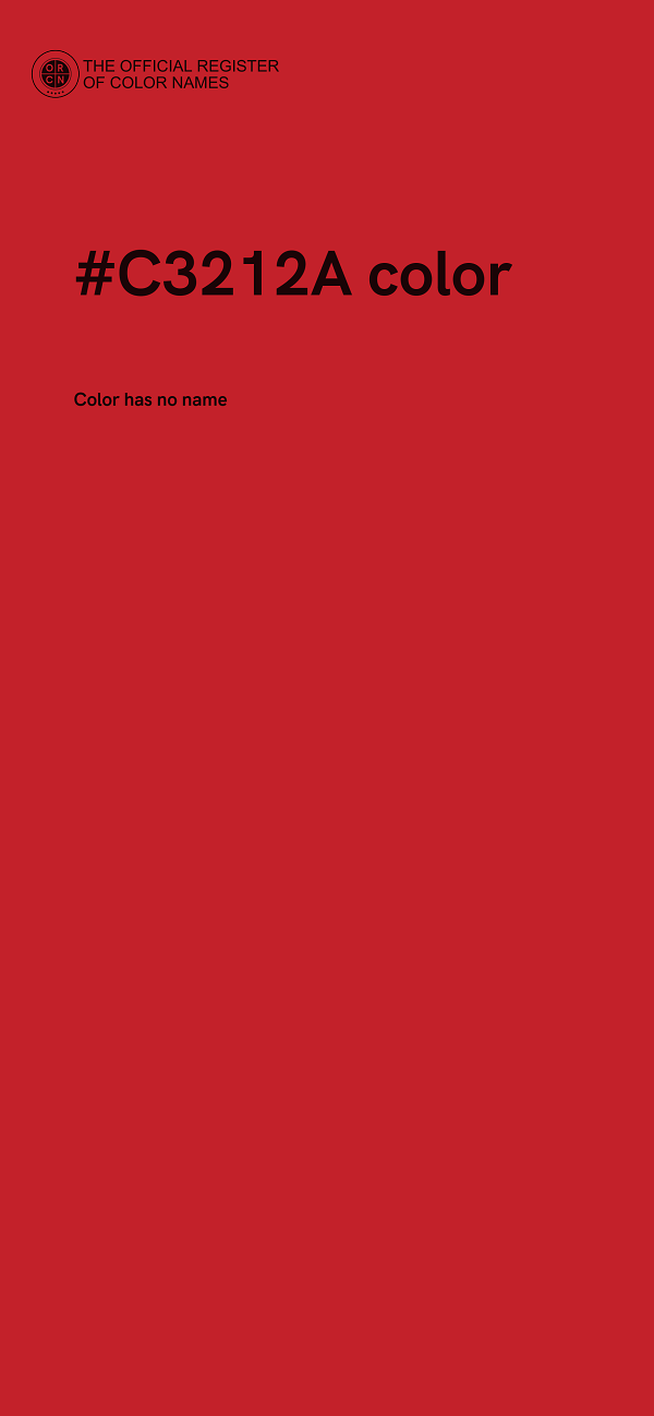 #C3212A color image