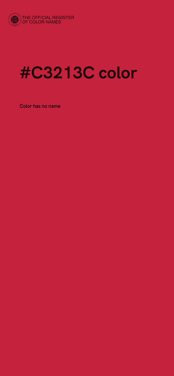 #C3213C color image