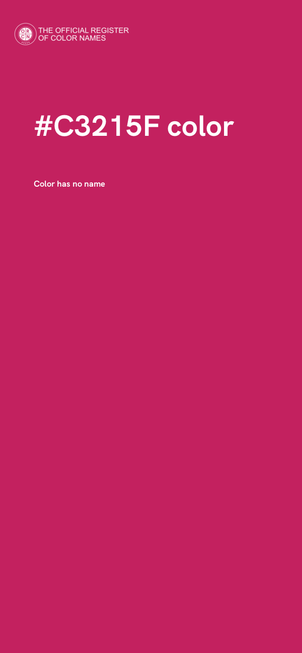 #C3215F color image