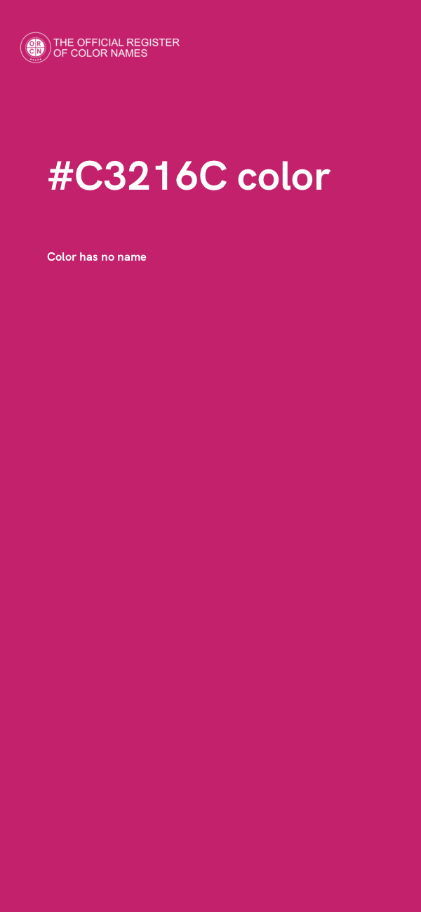 #C3216C color image