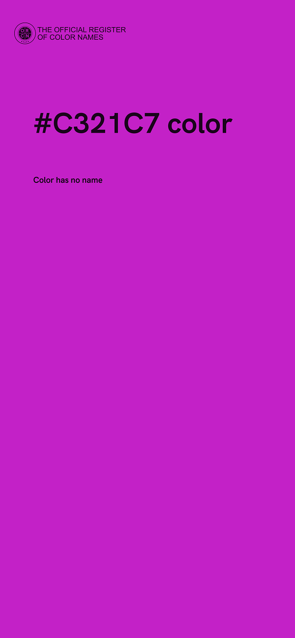 #C321C7 color image