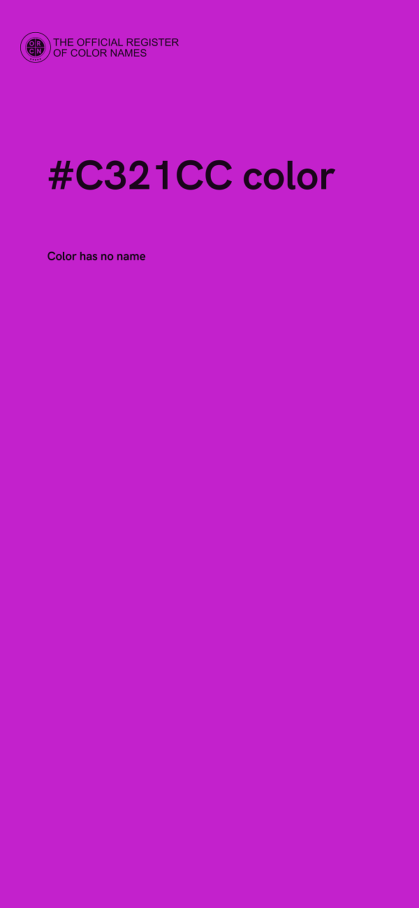 #C321CC color image