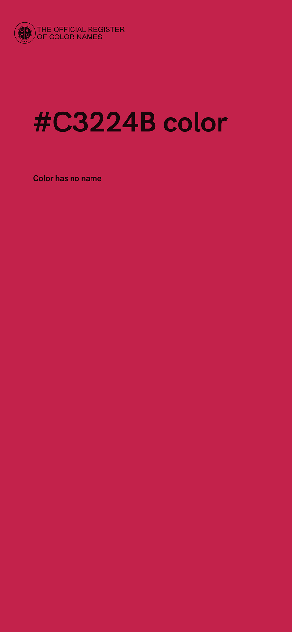 #C3224B color image