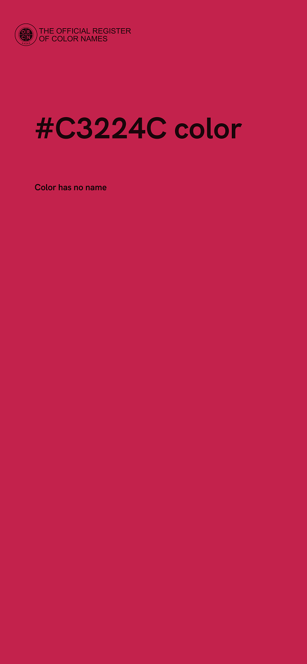 #C3224C color image