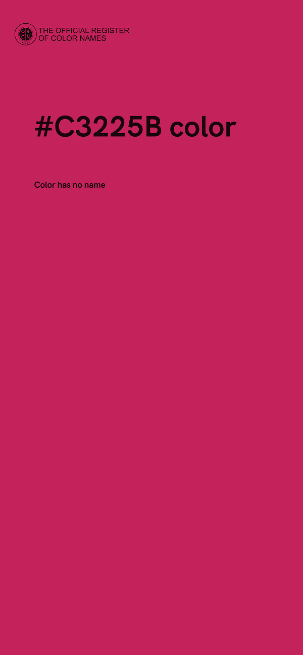 #C3225B color image
